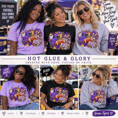Game Day Football Shirt or Sweatshirt |  Football Apparel | Tailgate Shirt | Football Season